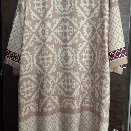 Shein kimono shirt and palazzo pants set new, beige and brown