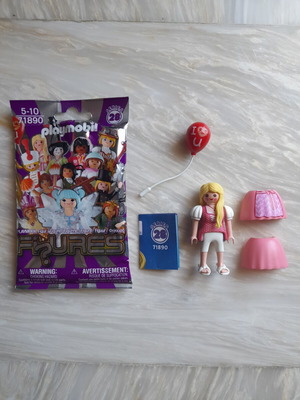Playmobil Figures Series 28 Girl With Balloon New
