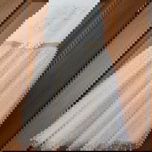 Orchestra Premium Παιδικό Καλοκαιρινό Φόρεμα Λευκό 6 Ετών Like New