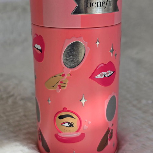 Benefit metal storage box like new
