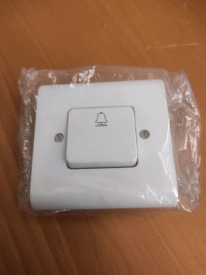 Doorbell button new in white color