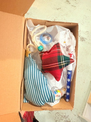 Christmas gift pack with pen and lollipop new