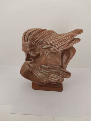Clay figurine “Woman in the Air” used, 1980 era