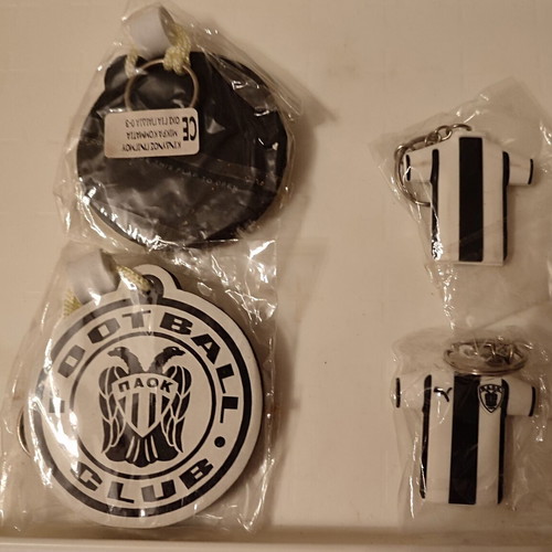 PAOK keychains set of 2 new