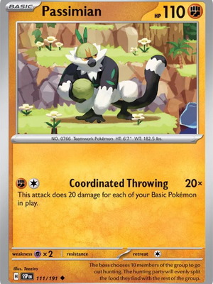 Passimian collectible Pokemon card new