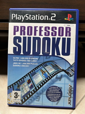 Professor Sudoku PlayStation 2 game used with manual