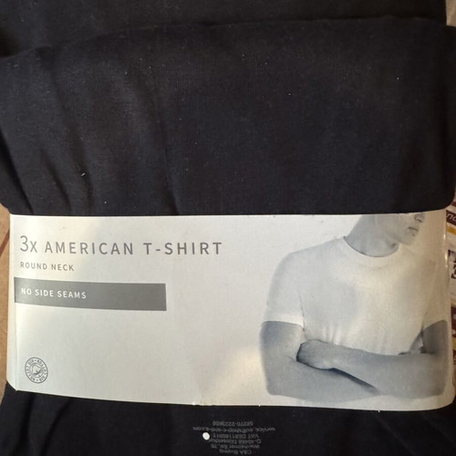 T-shirt 100% cotton black pack of 3 new C&A
