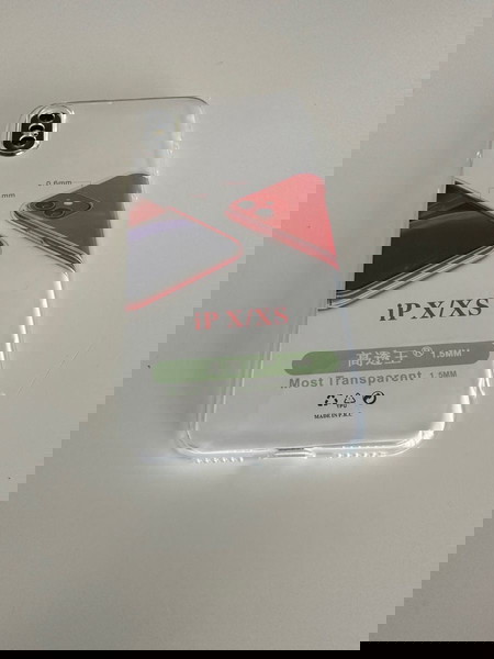 Θήκη για iPhone XS και iPhone X καινούργια διάφανη