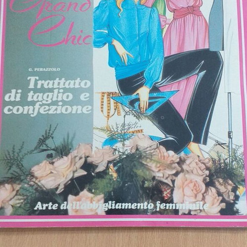 Sewing learning book used, Italian