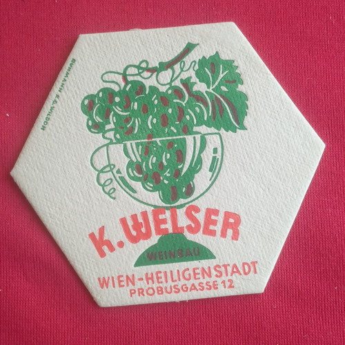 Vintage K. Welser Collectible Coasters, Like New