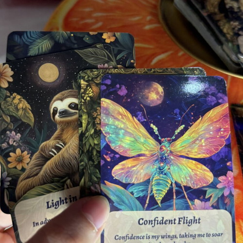 Inspirational Oracle Cards tarot deck with positive messages