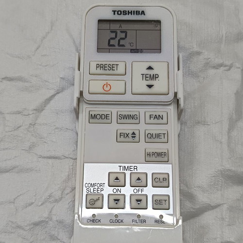 Toshiba air conditioner remote control like new