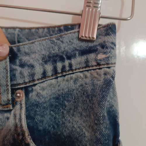 Mango Mom Fit Jeans used, size 34, light blue stone wash