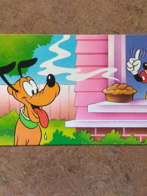 Κάρτα Nestle Disney Family No6 μεταχειρισμένη, μεγάλων διαστάσεων