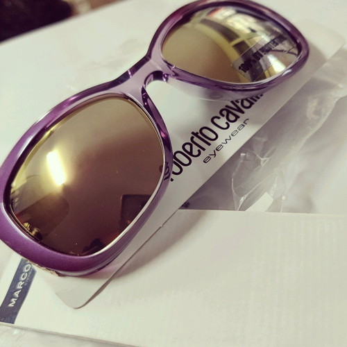 Roberto Cavalli rc888s 81c 54 17 135 sunglasses new, purple