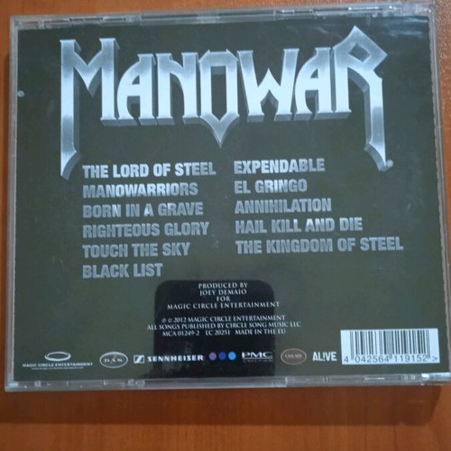 Manowar The Lord of Steel CD used, metal