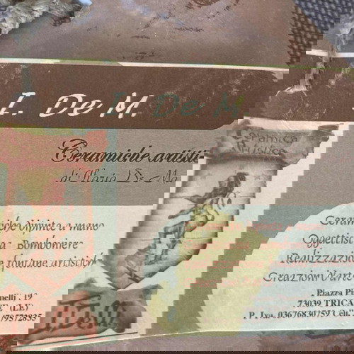 Χειροποίητο κεραμικό διακοσμητικό Italy