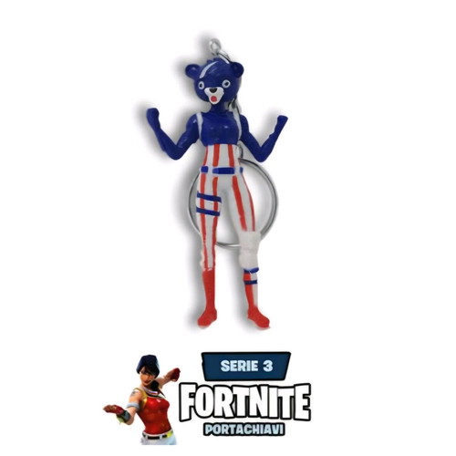 Fortnite Fireworks Team Leader Keychain new, series 3 collectible