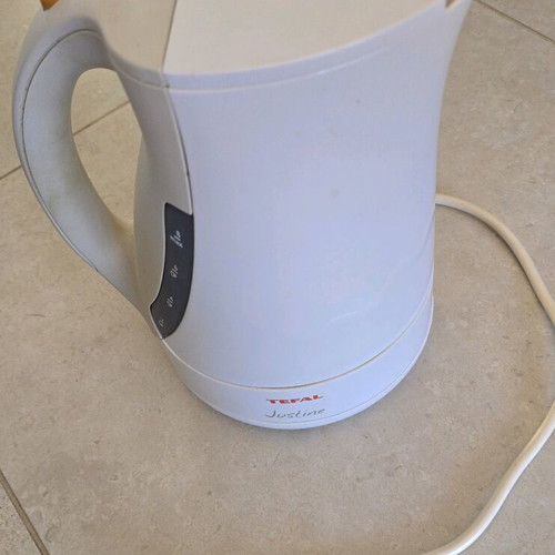 Tefal Justine Electric Kettle used, 1.7L plastic
