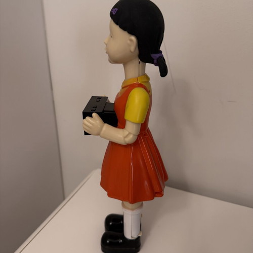 Squid Game Doll with Digital Clock 25cm used collectible figure