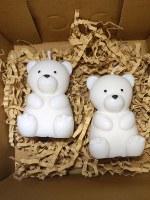 Bear-shaped candle new with fragrances