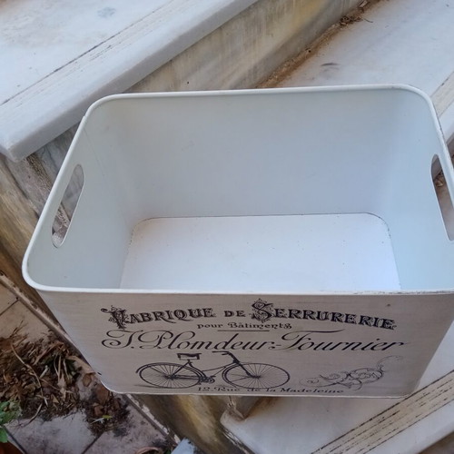 Metal Storage Box like new, 35x25x20 cm