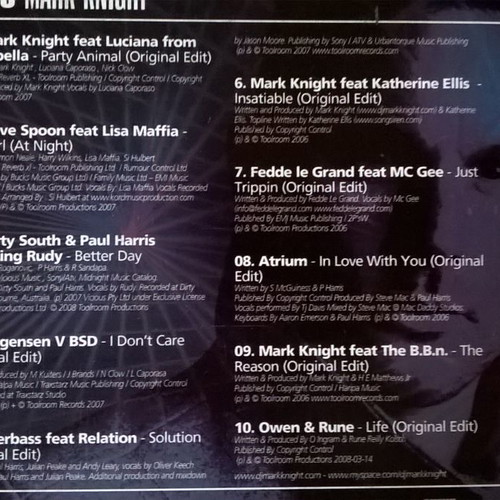 Top DJ's 2 CDs in excellent condition with Tiesto and Mark Knight