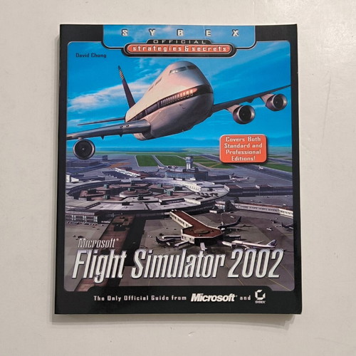 Strategy Guide Microsoft Flight Simulator 2002 like new, English