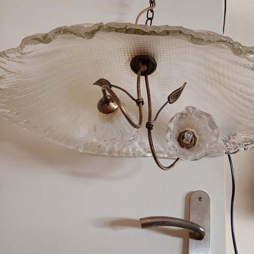 Crystal ceiling light used, 57 x 35 cm