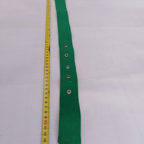 Vintage green camisole top with belt, like new, size M