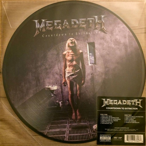 Megadeth Countdown to Extinction Picture disc LP καινούργιο