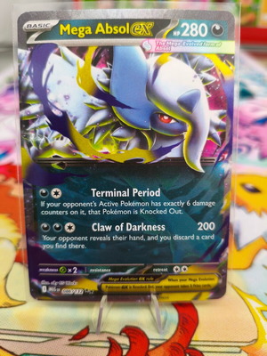 Pokémon TCG Mega Absol ex card like new