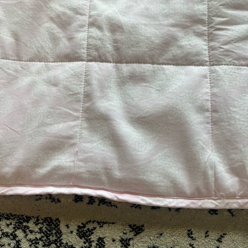 Zara Home changing mat like new pink with heart print