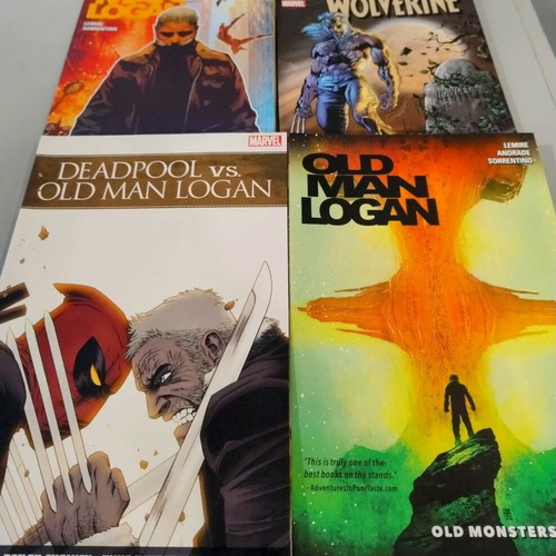 Wolverine graphic novels set like new, 4 volumes English editions