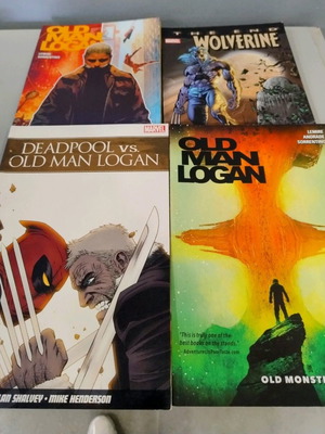 Wolverine graphic novels set like new, 4 volumes English editions