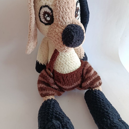 Handmade Amigurumi Dog 40 cm like new