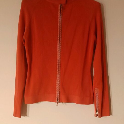 Sports jacket like new, knitted, orange