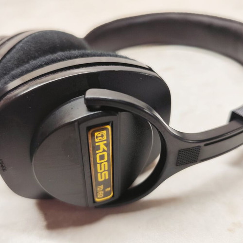 Koss TD 60 vintage stereo headphones used, wired