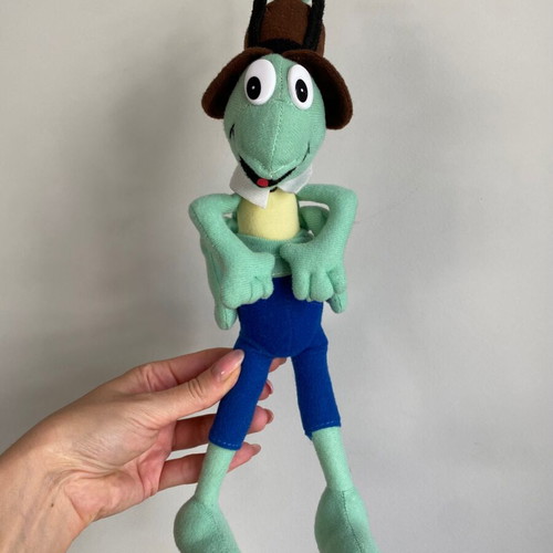 Flip the Grasshopper plush toy from Maya the Bee 2007 used