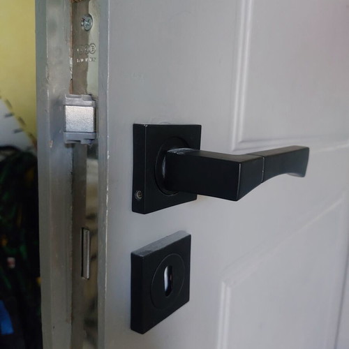 Interior doors set of 3, grey MDF
