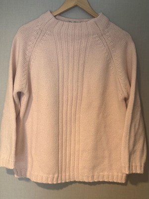 Betty Barclay knitted cotton blouse pink like new