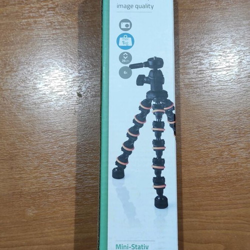 Mini camera tripod new in original packaging