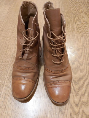 Women's boots used, size 41, brown