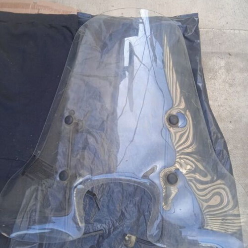 Univery scooter windshields used with mounts