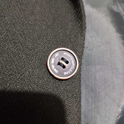 Monte Napoleone men's black jacket like new size 48