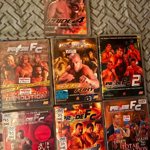 Pride FC pack of 7 DVDs