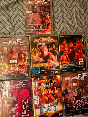 Pride FC pack of 7 DVDs