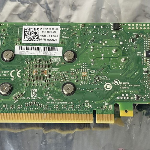 NVIDIA Quadro K620 2GB DDR3 PCIe graphics card used, Dell workstation GPU CAD DVI DisplayPort