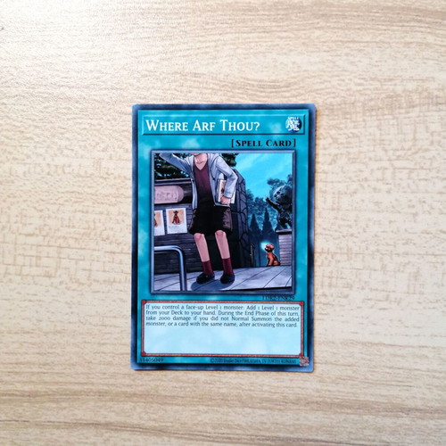 Yu-Gi-Oh! Where Arf Thou? Spell Card near mint, common, LDK2-ENK29