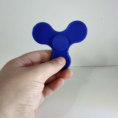 Fidget spinner blue, new, 3D printed